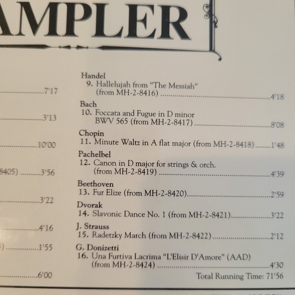 4 CDs Irish Bagpipes ~ Ocean Waves ~ Desert Winds ~ Classical Sampler ~ FINAL ! - Picture 12 of 12